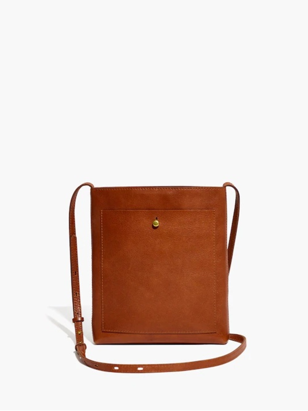 Madewell The Slim Brooklyn Crossbody Bag in Leather